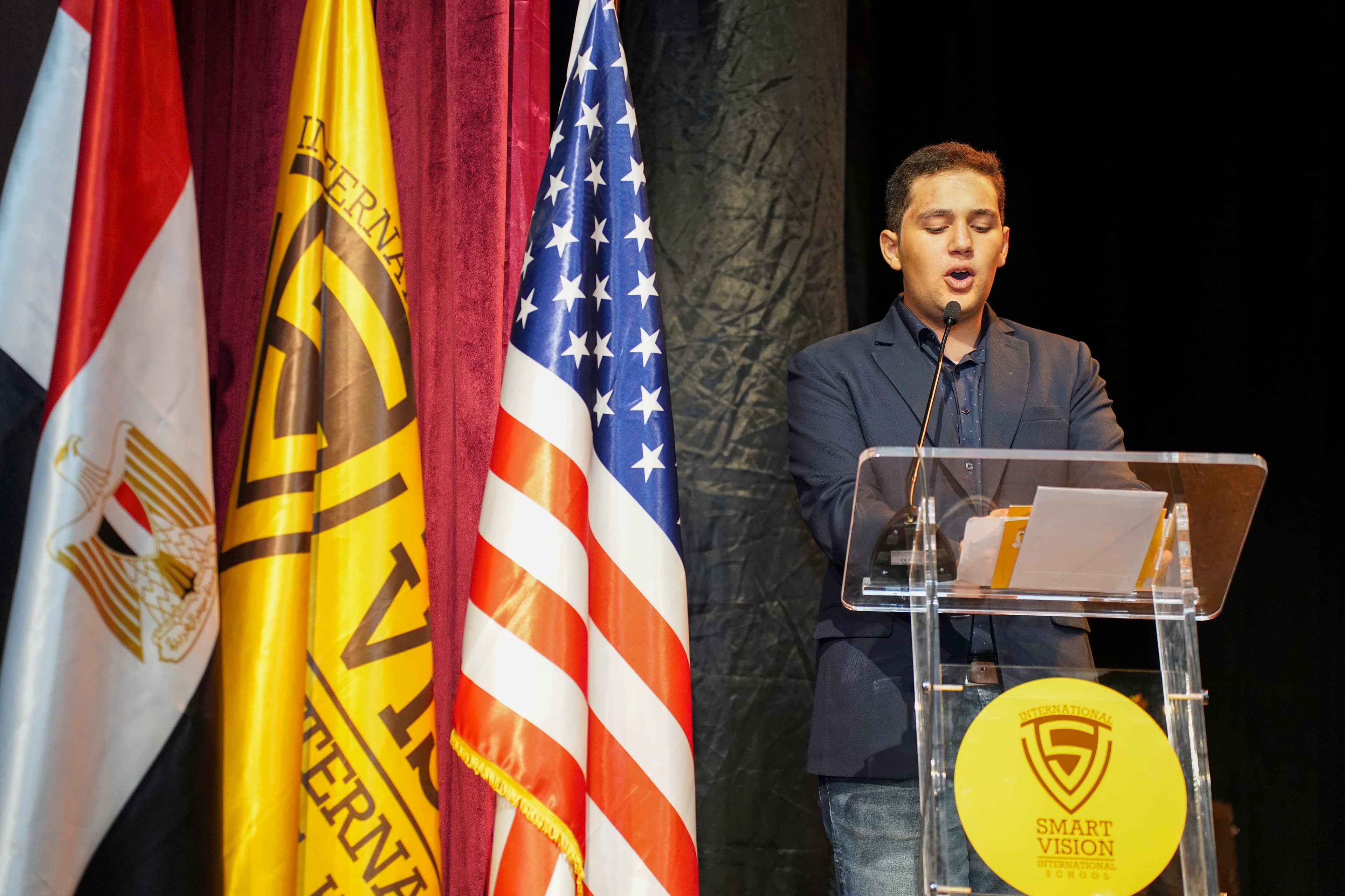 Youssef Afia presenting